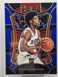 2023-24 Panini Select - Scoot Henderson (RC) - Blue Prizm - #324