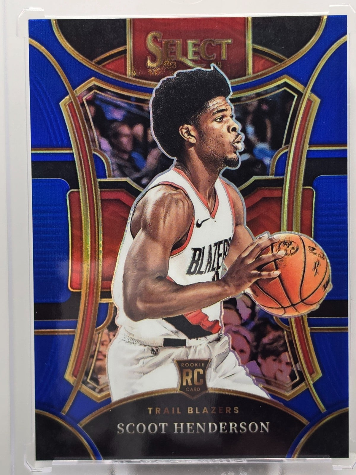 2023-24 Panini Select - Scoot Henderson (RC) - Blue Prizm - #324