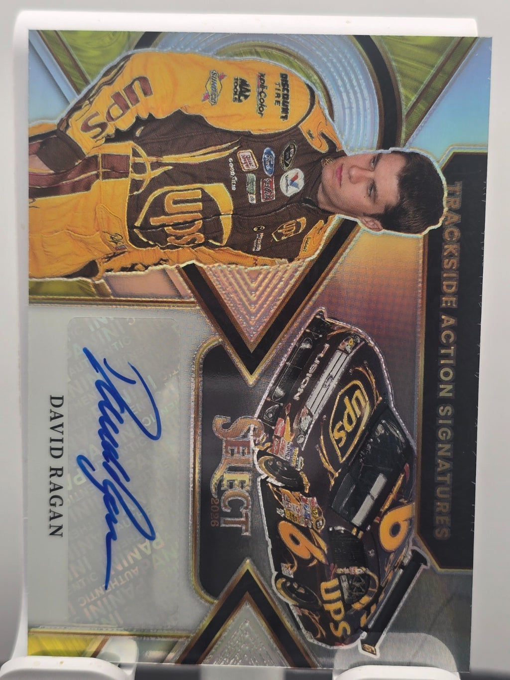 2026 Select Trackside Action Signature - David Ragan - #TAS-DRG - Autograph