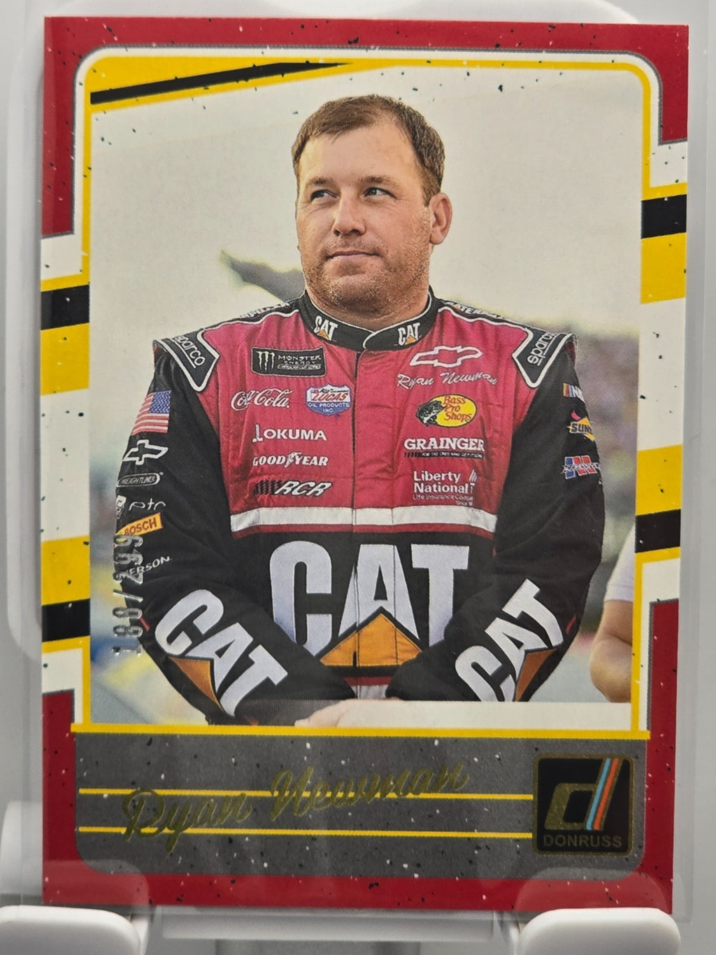 2026 Donruss NASCAR Racing - #112 Ryan Newman - Throwback - Red Base /299