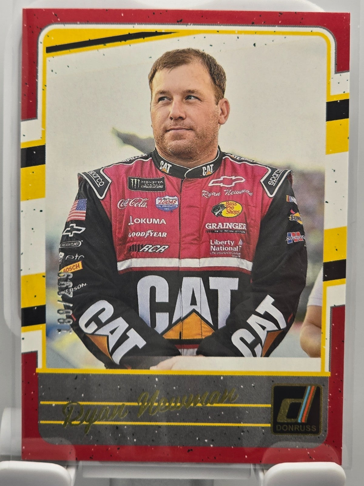 2026 Donruss NASCAR Racing - #112 Ryan Newman - Throwback - Red Base /299