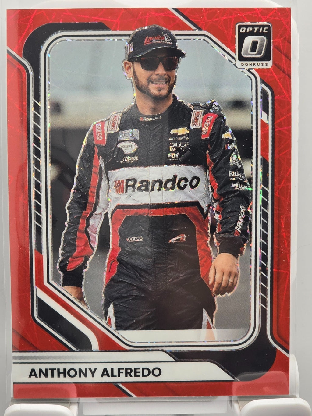 2026 Donruss NASCAR Optic Racing - #76 Anthony Alfredo - Red Velocity /199