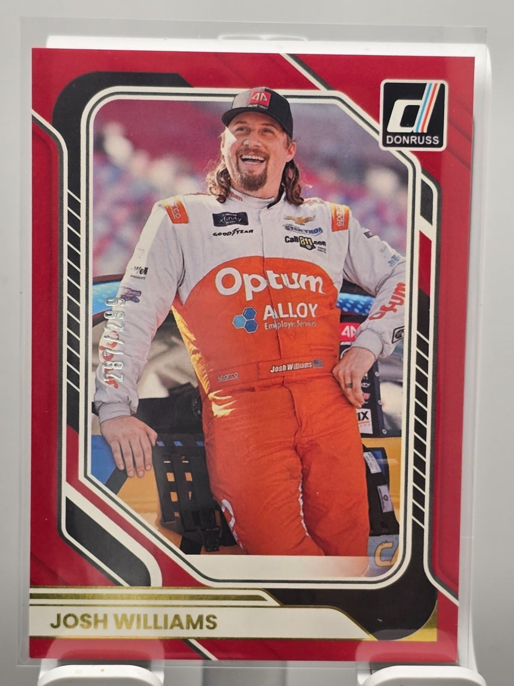 2026 Donruss NASCAR Racing - #66 Josh Williams - Red /299