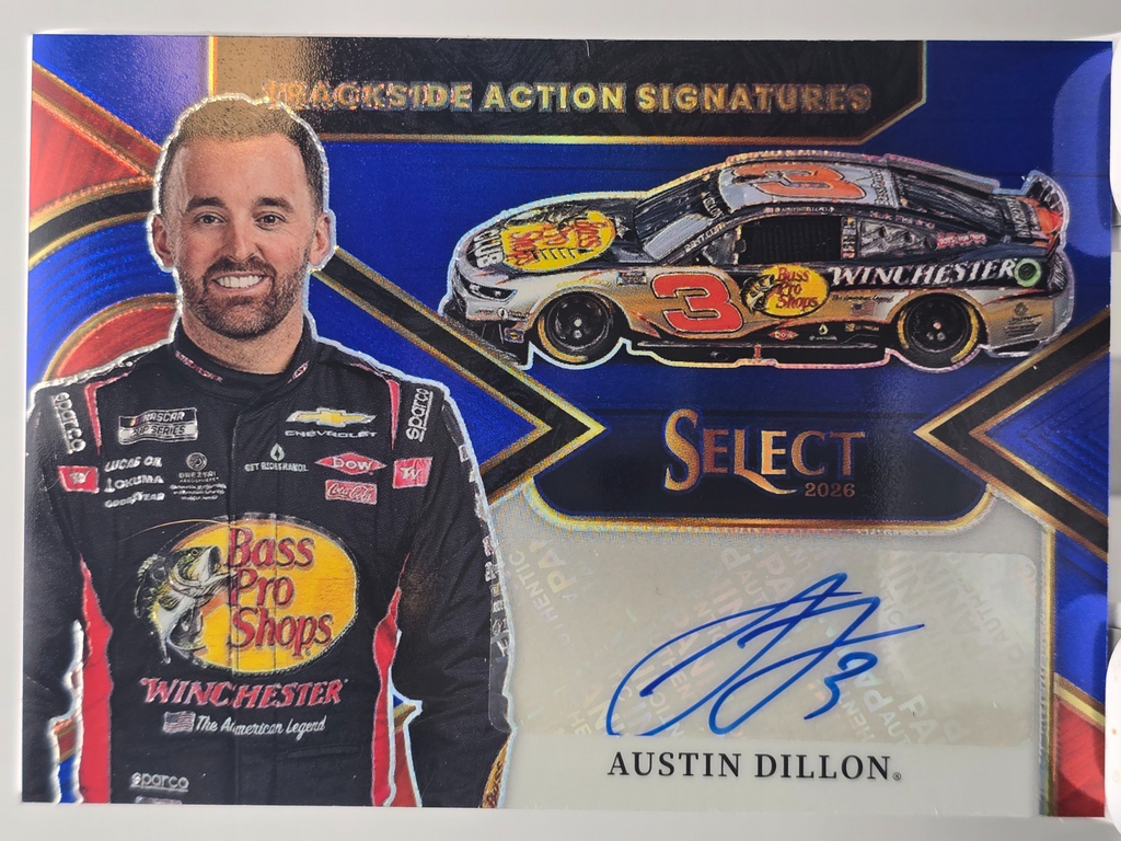 2026 Select Racing - Austin Dillon #TAS-ADN - Trackside Action - Blue /99