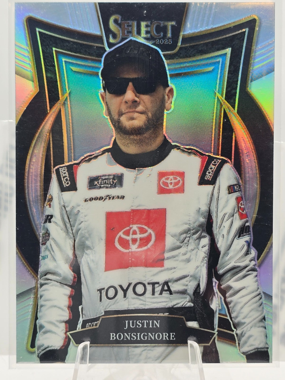 2025 Select Nascar Racing - #37 Justin Bonsignore  - Grandstand - Holo Silver