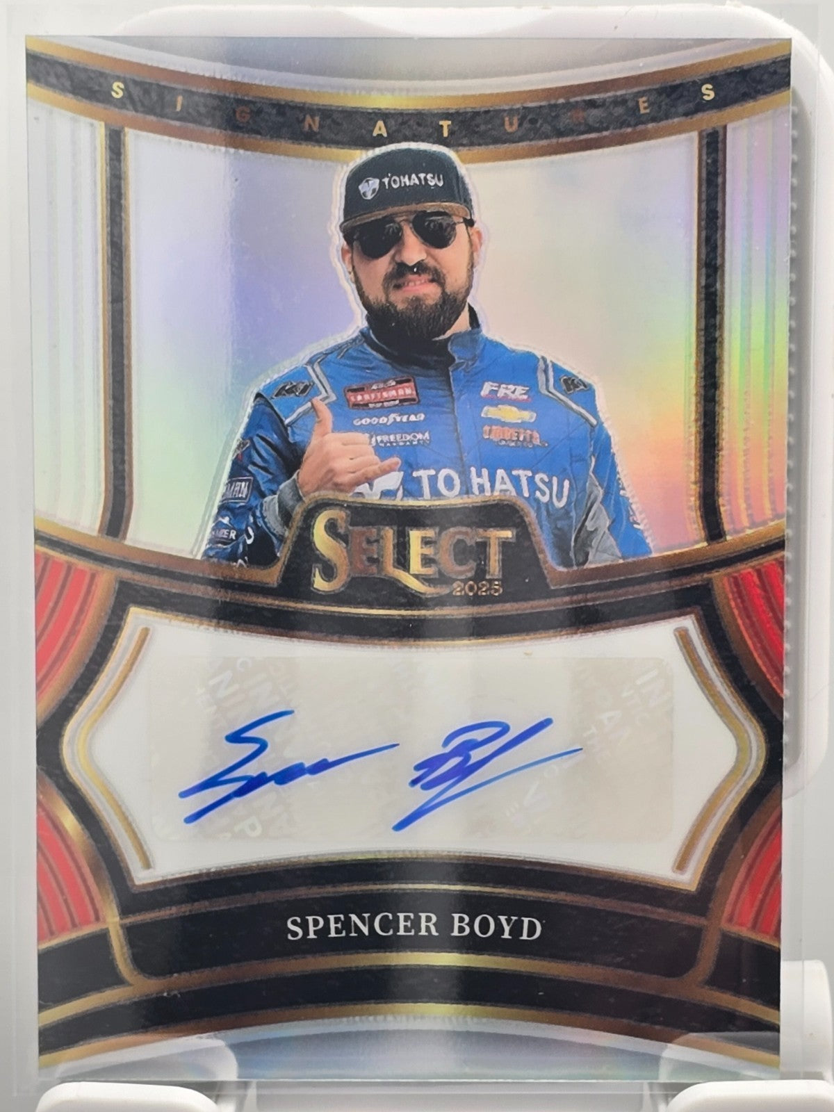 2025 Select Nascar Racing - #S-SBD Spencer Boyd - Signatures
