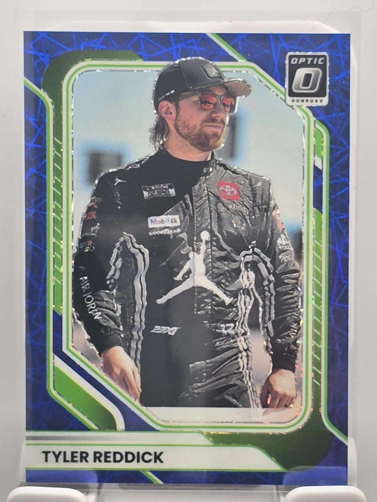 2026 Donruss OPTIC NASCAR Racing - #12 Tyler Reddick - Blue Velocity