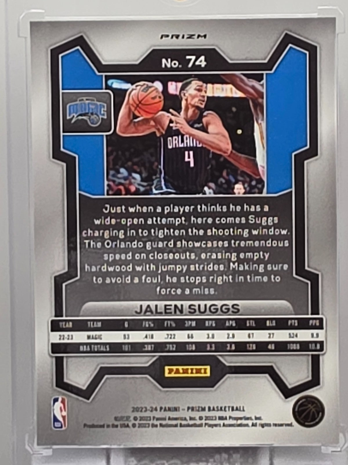 2023-24 Panini Prizm - Jalen Suggs - Green Prizm - #74