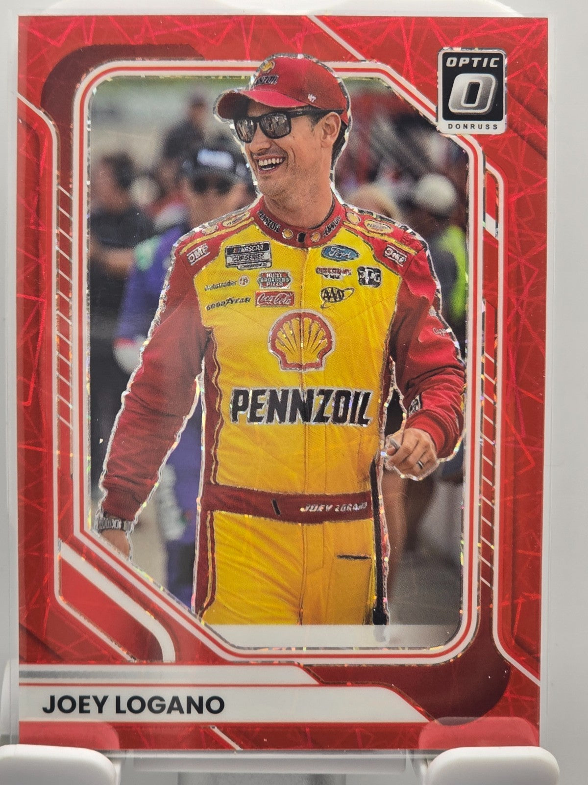 2026 Donruss OPTIC NASCAR Racing - #71 Joey Logano - Red Velocity /199