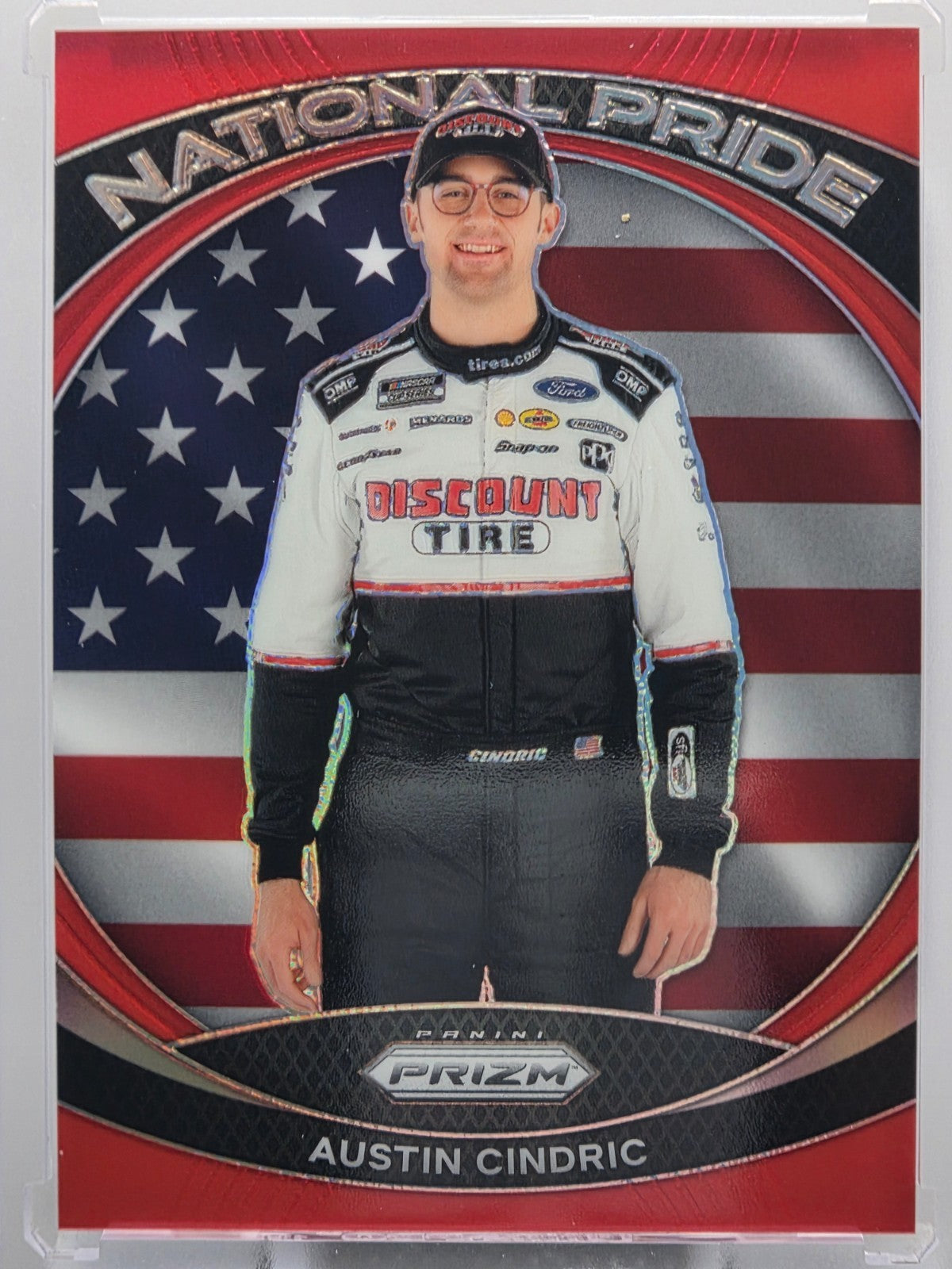 2024 Panini Prizm - Austin Cindric - National Pride Red /99 - #1 - Buy 3 Get 1