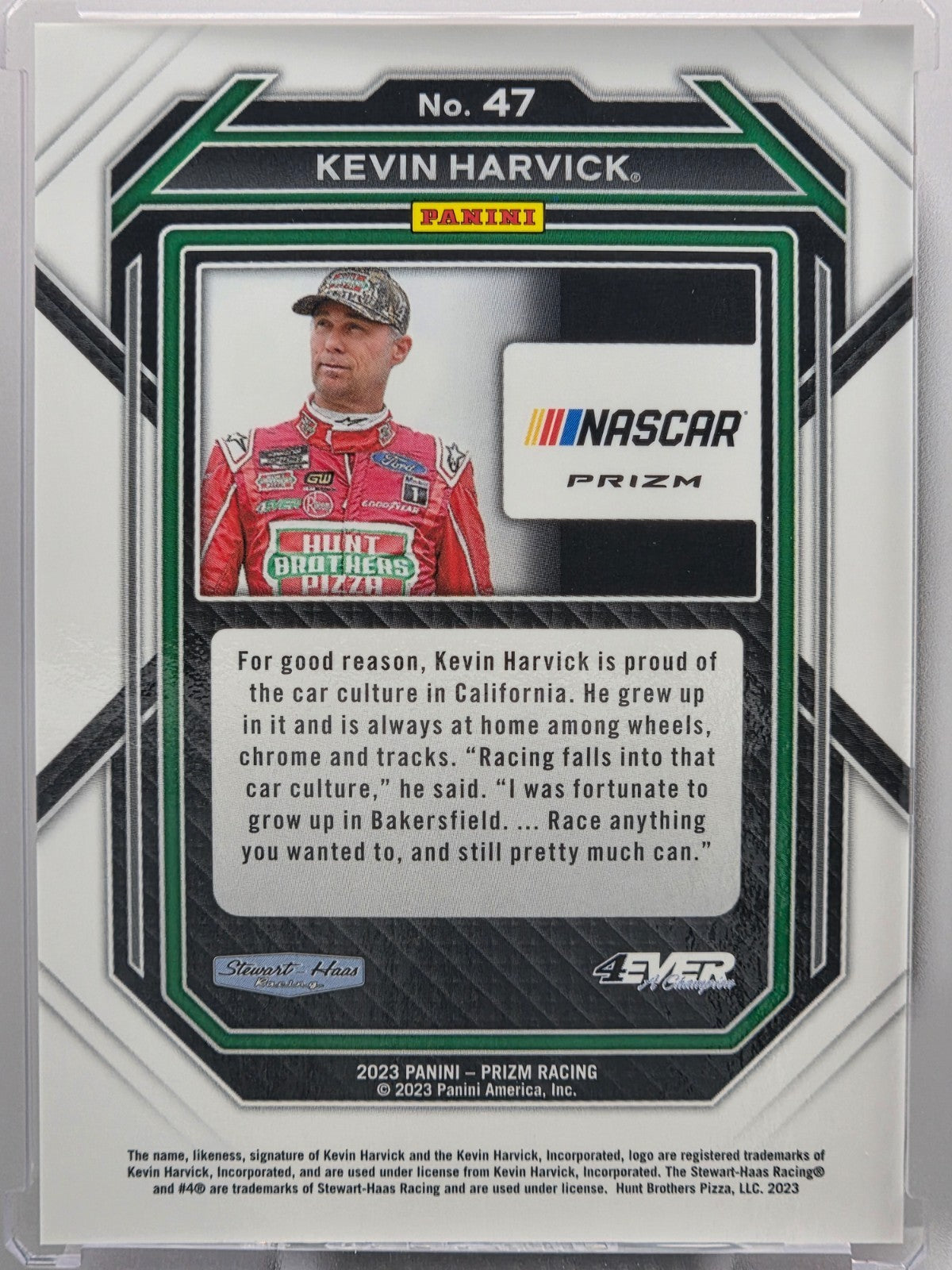 2023 Prizm Racing - Kevin Harvick - Red Prizm - #47 - Buy 3 Get 1 Free!