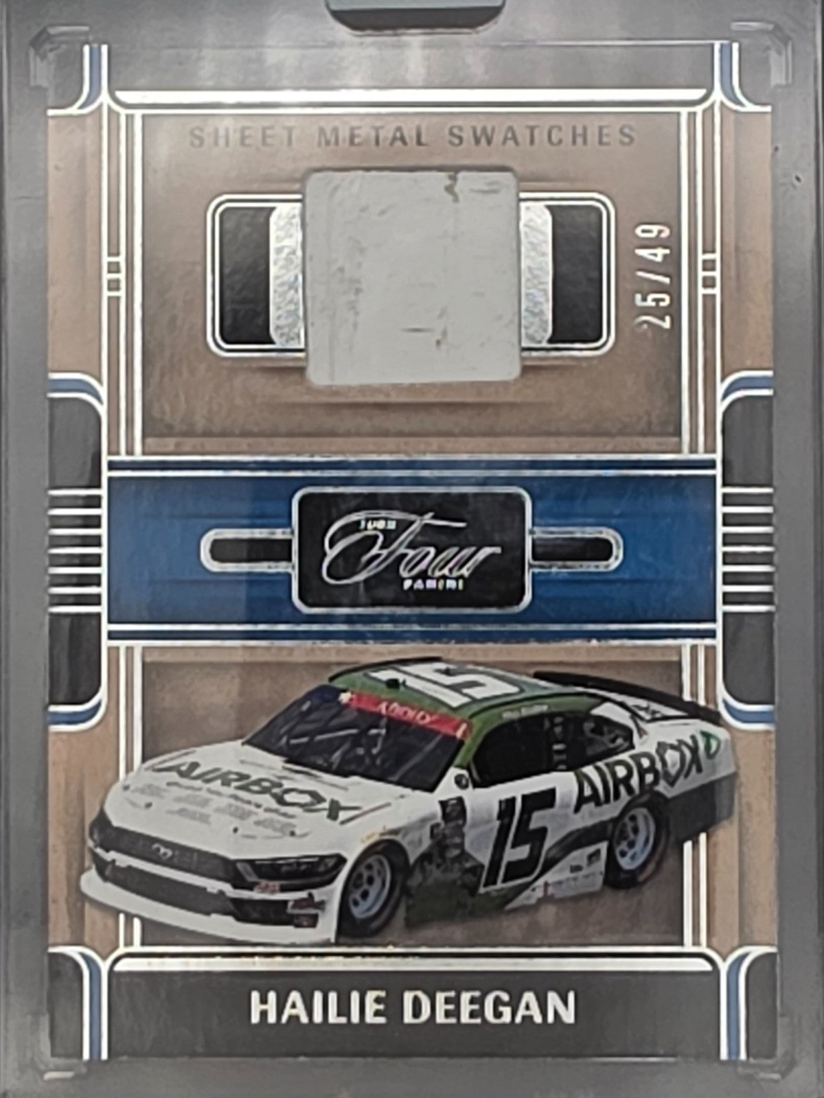 2025 Panini Turn Four - Hailie Deegan - Sheet Metal Swatches - #SWS-HDG /49