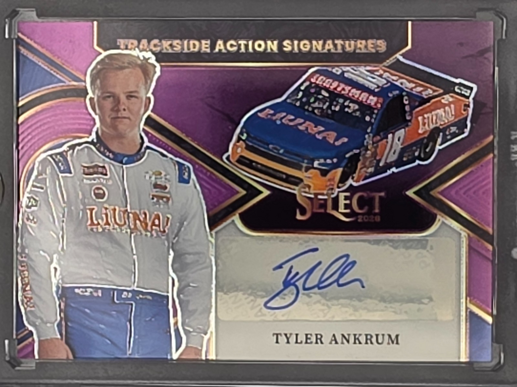 2026 Select Racing - Tyler Ankrum - Trackside Action Purple /49 - #TAS-TAK