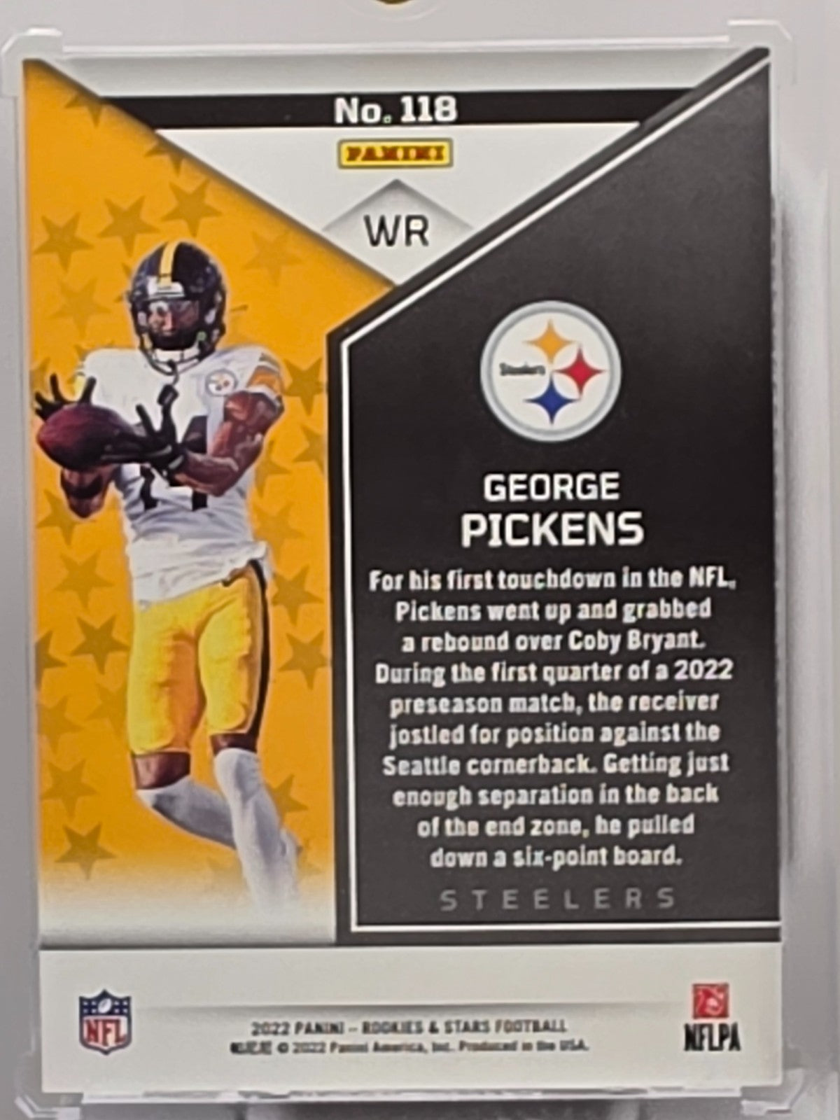 2022 Panini Rookies & Stars - George Pickens - Green - #118 **Buy 3 Get 1**