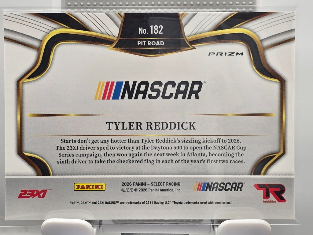 2026 Select Racing - #182 Tyler Reddick - Pitroad - Silver SP - Buy 3 Get 1