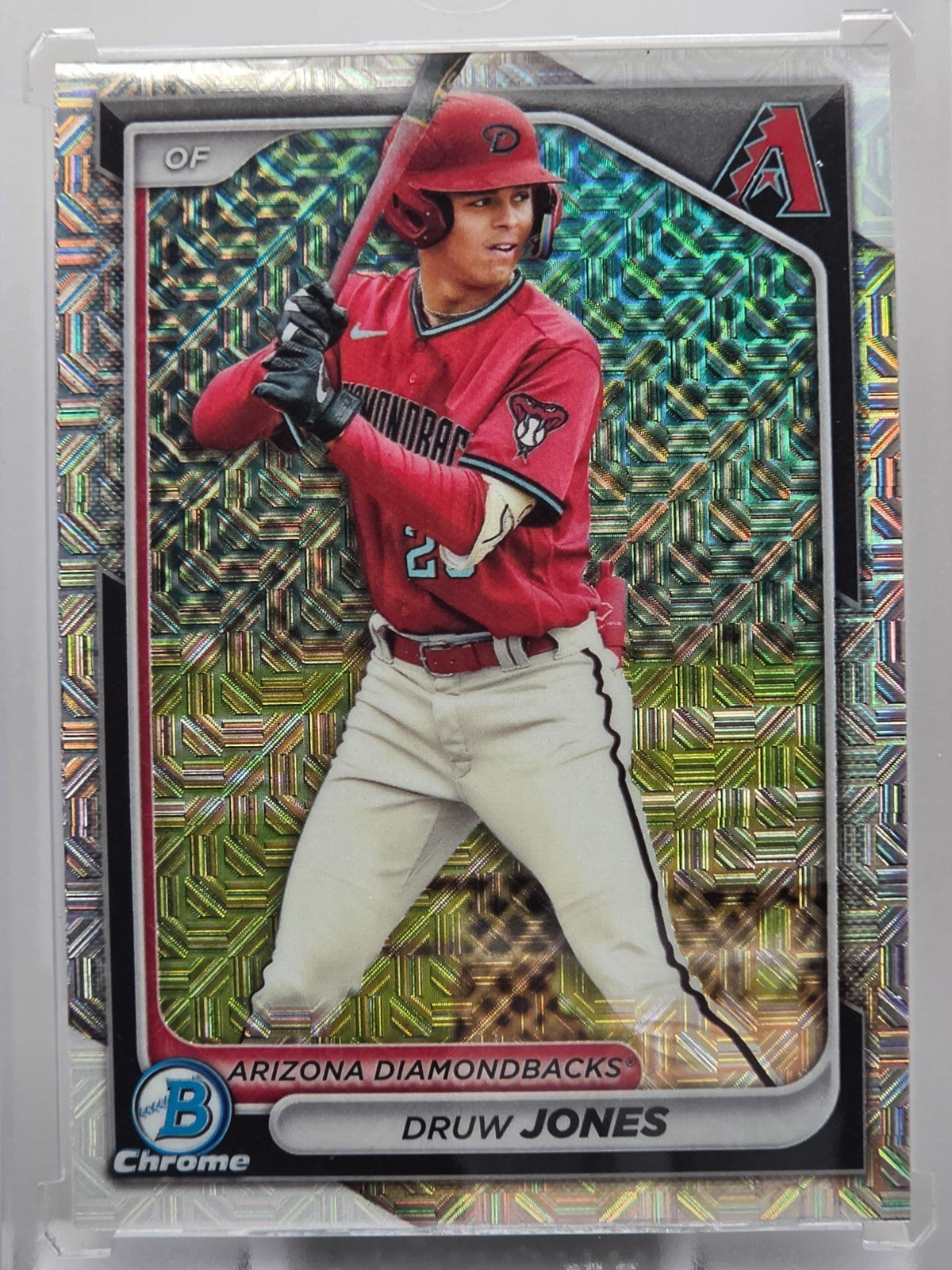 2024 Bowman Chrome - Druw Jones - Mojo Refractor - #BCP-60