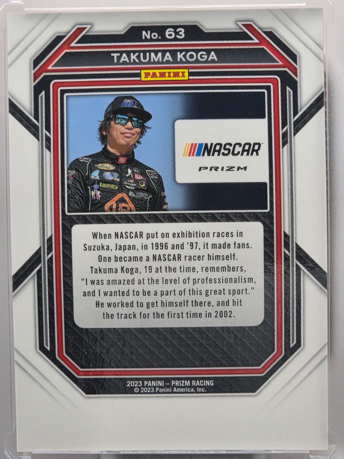 2023 Prizm Racing - Takuma Koga (RC) - Reactive Orange - #63 - Buy 3 Get 1 Free!
