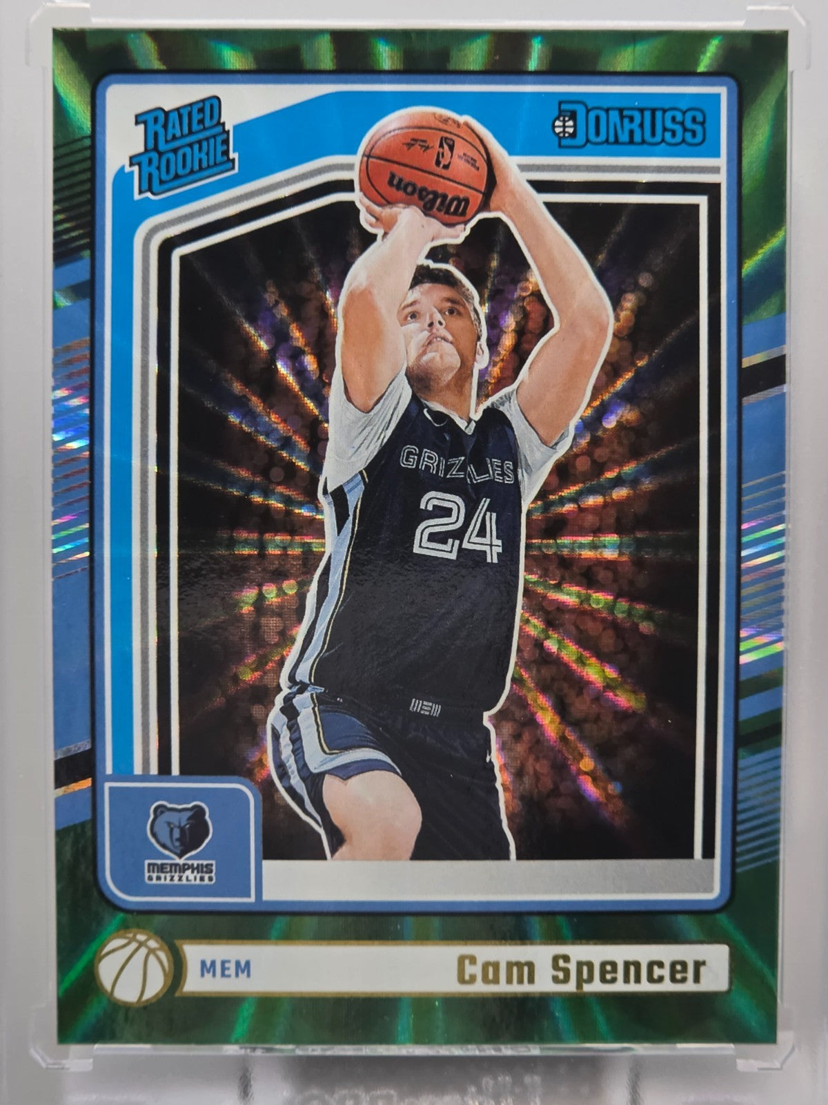 2023-24 Donruss - Cam Spencer (RC) - Holo Green Laser - #235
