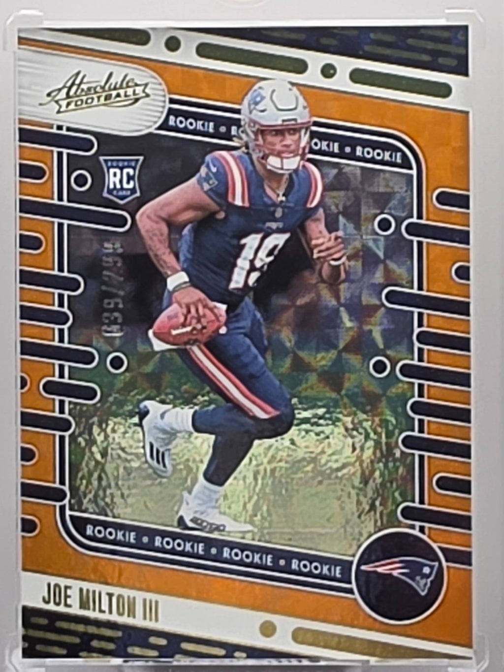 2024 Panini Absolute - Joe Milton III (RC) - Orange /299 - #197