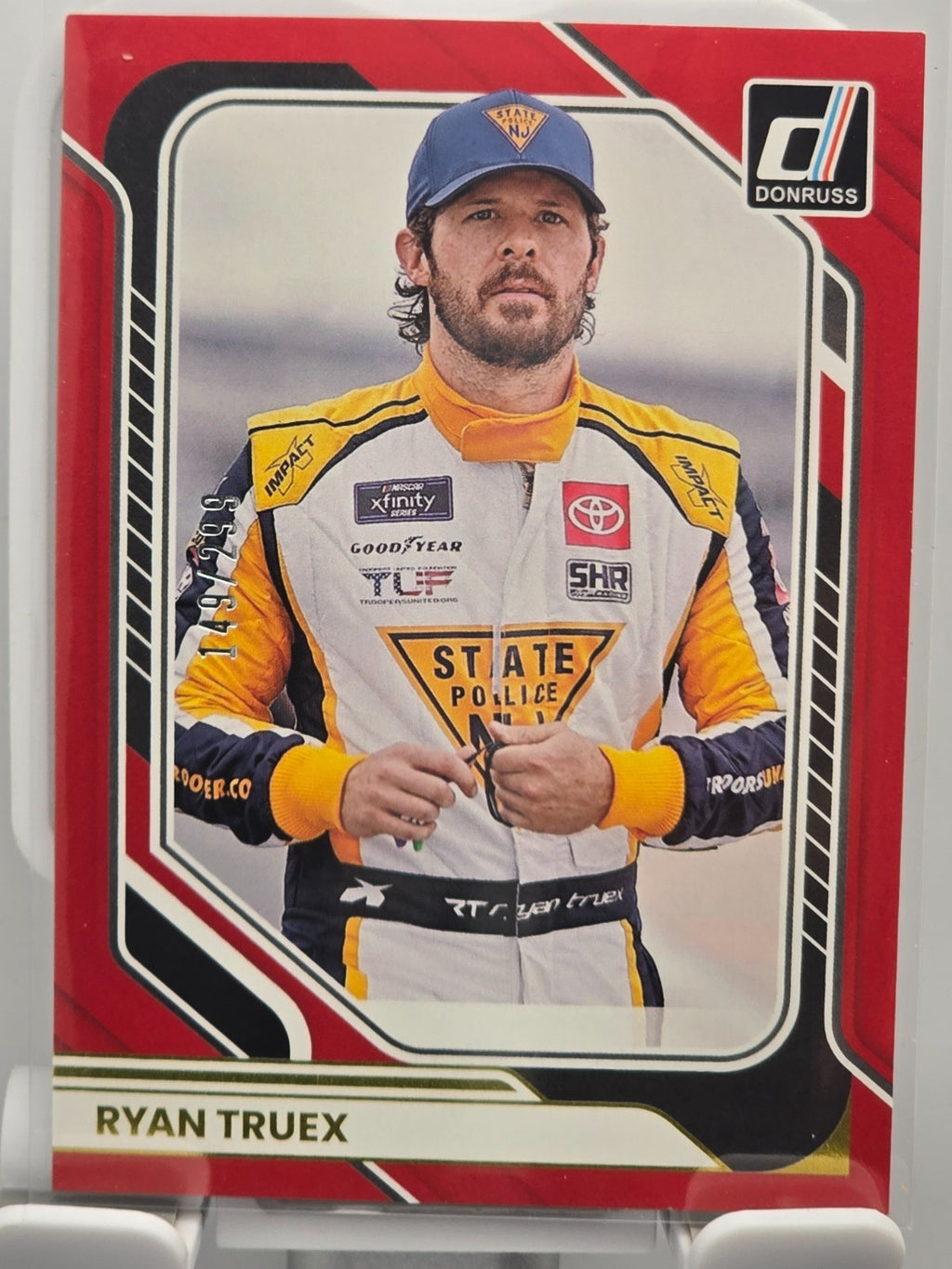 2026 Donruss NASCAR Racing - #58 Ryan Truex - Red Base /299