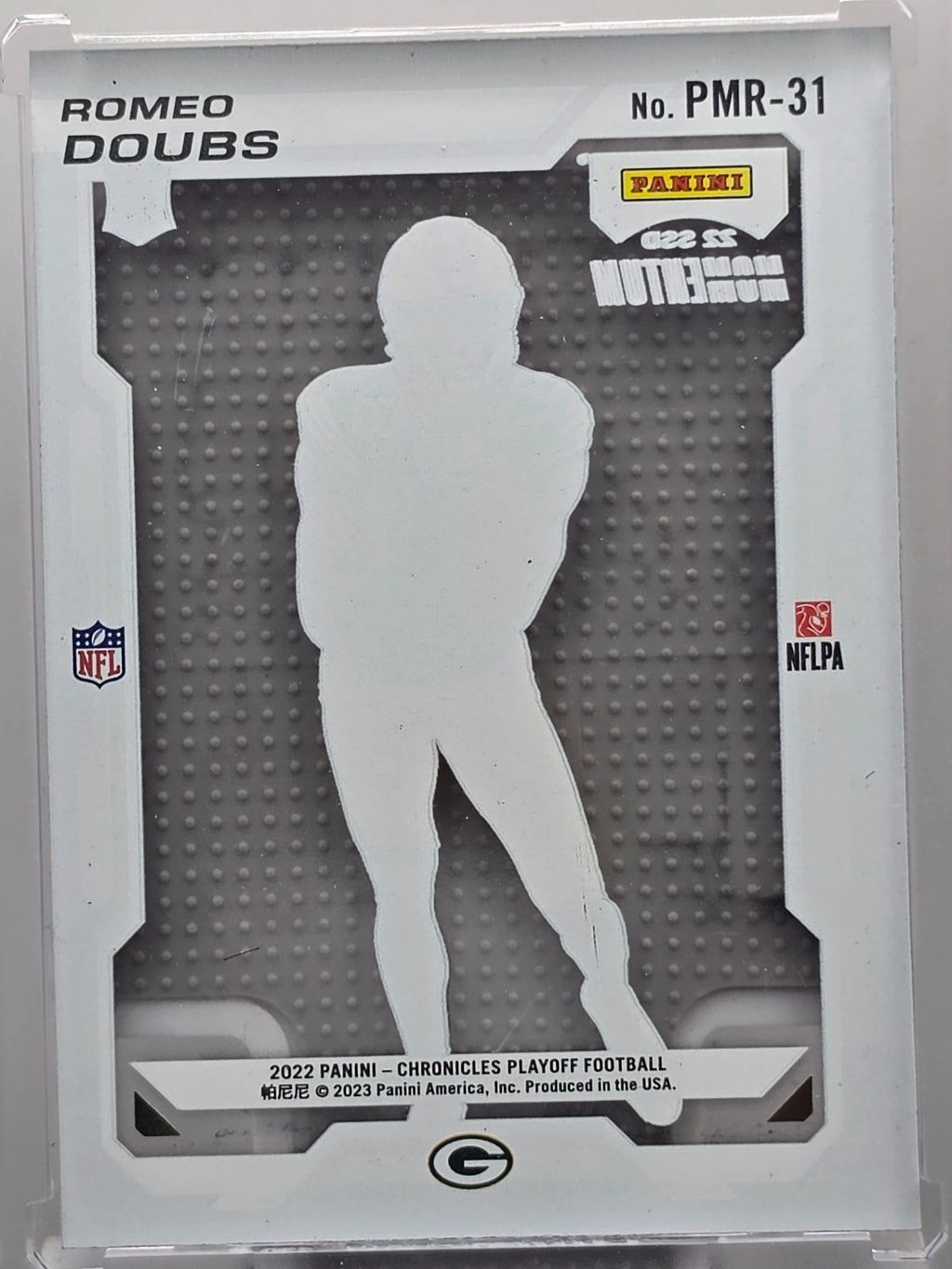 2022 Panini Chronicles - Romeo Doubs (RC) - Playoff Momentum - #PMR-31