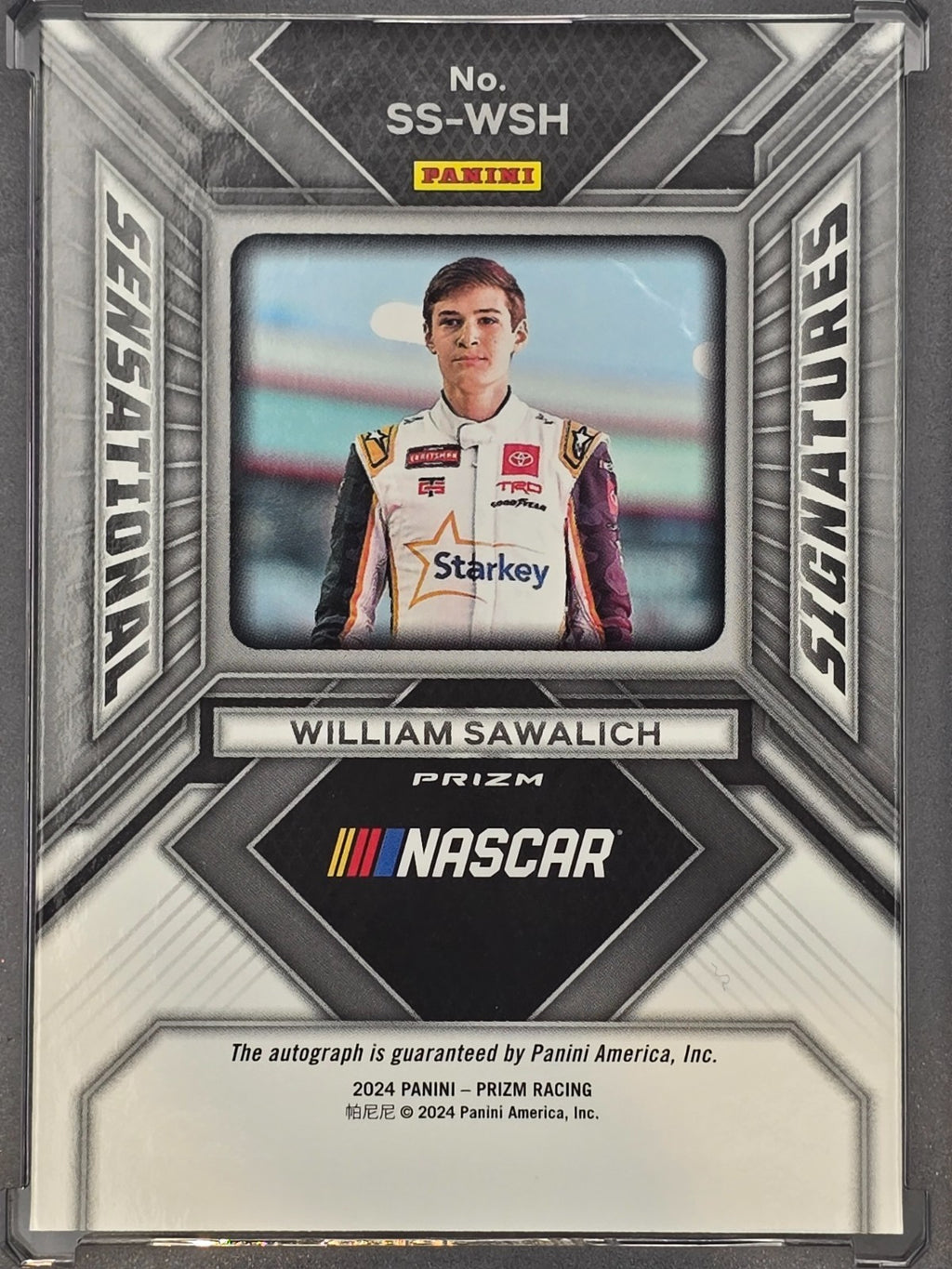 2024 Panini Prizm - William Sawalich (RC) - Sensational Autograph - #SS-WSH