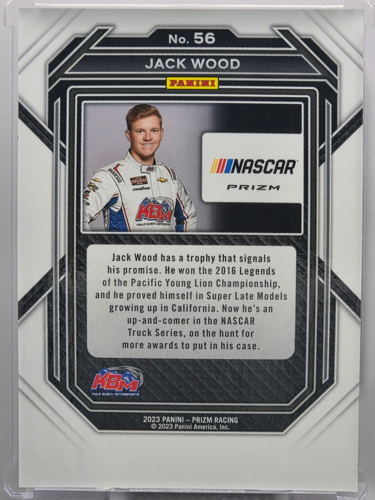 2023 Prizm Racing - Jack Wood (RC) - Red Prizm - #56 - Buy 3 Get 1 Free!