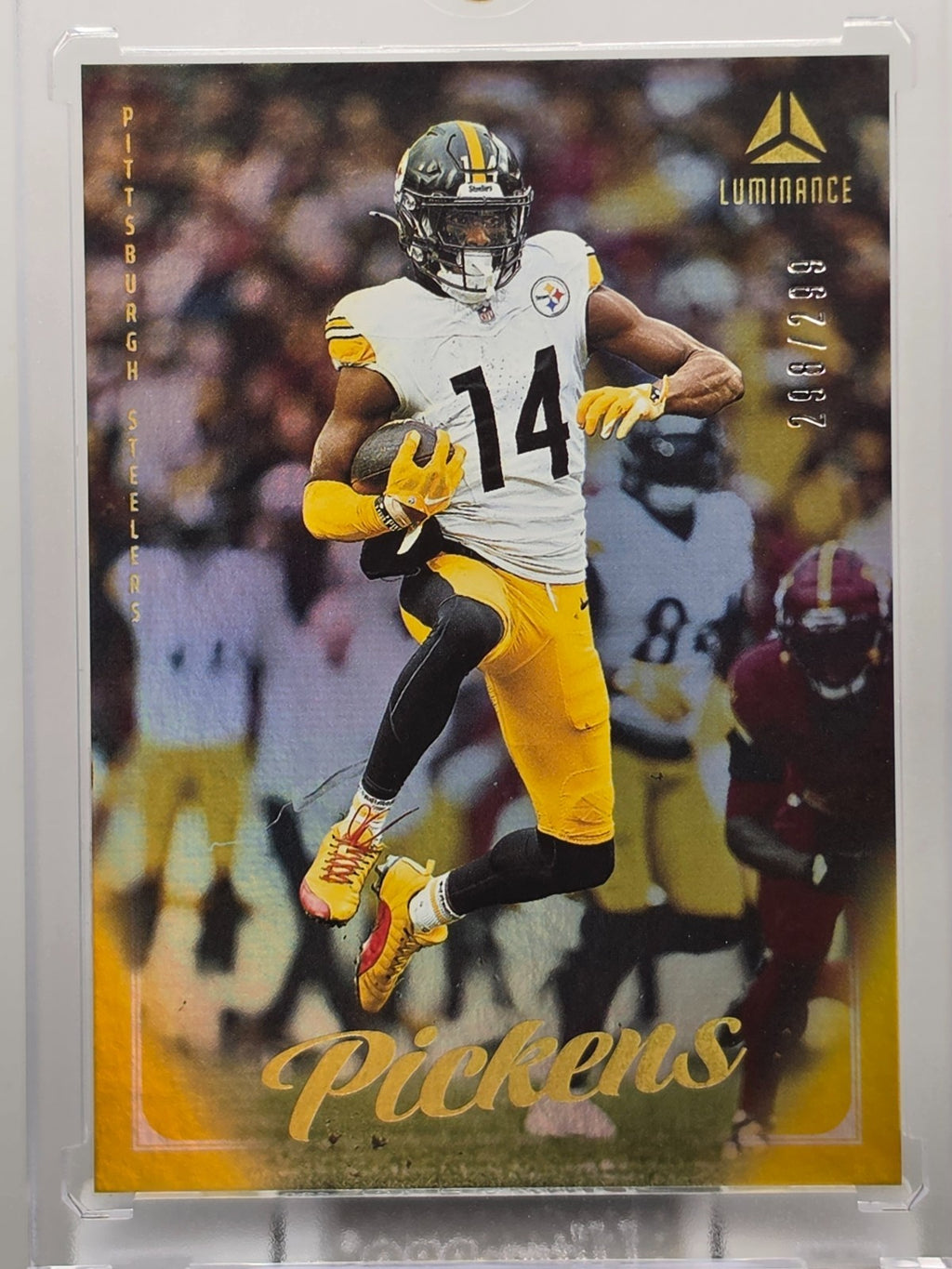2025 Panini Luminance - George Pickens - Gold Border /299 - #20