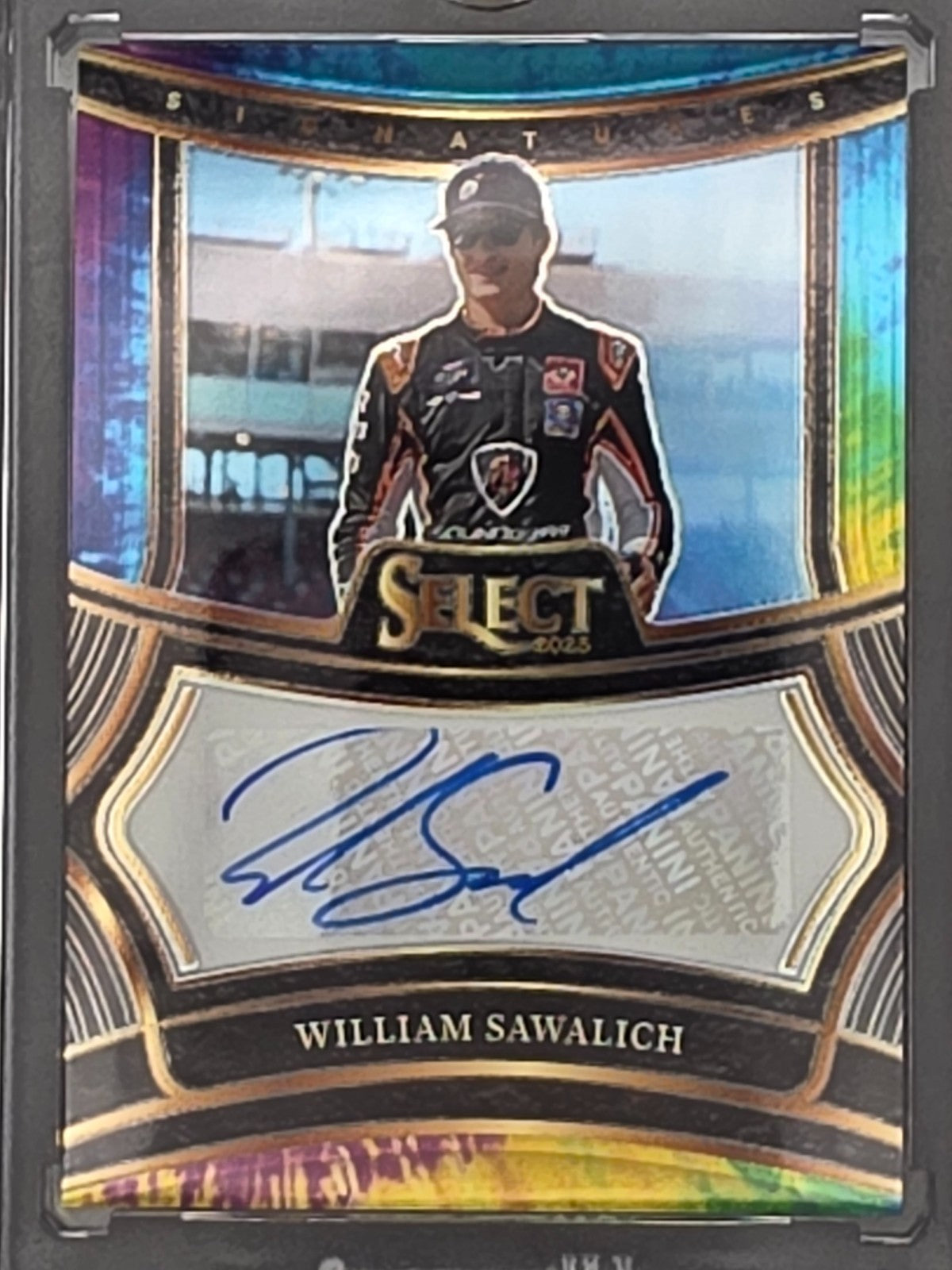2025 Select Racing - William Sawalich - Signatures - Tie-Dye /25 - #S-WSC