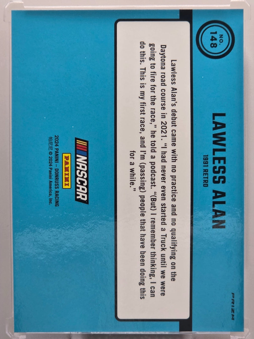 2024 Panini Donruss - Lawless Alan - Orange Velocity - #148 - Buy 3 Get 1!