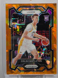 2023-24 Panini Prizm - Colin Castleton (RC) - Orange Cracked Ice Prizm - #287