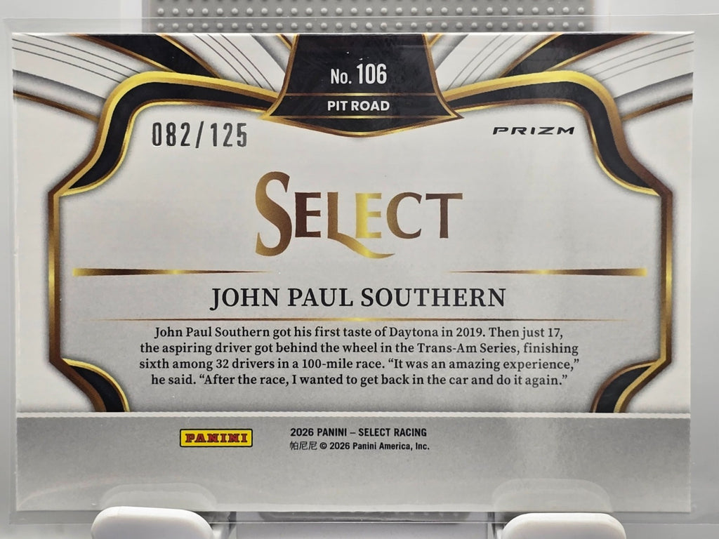 2026 Select Racing - #106 John Paul Southern RC  - Pitroad - Maroon /125