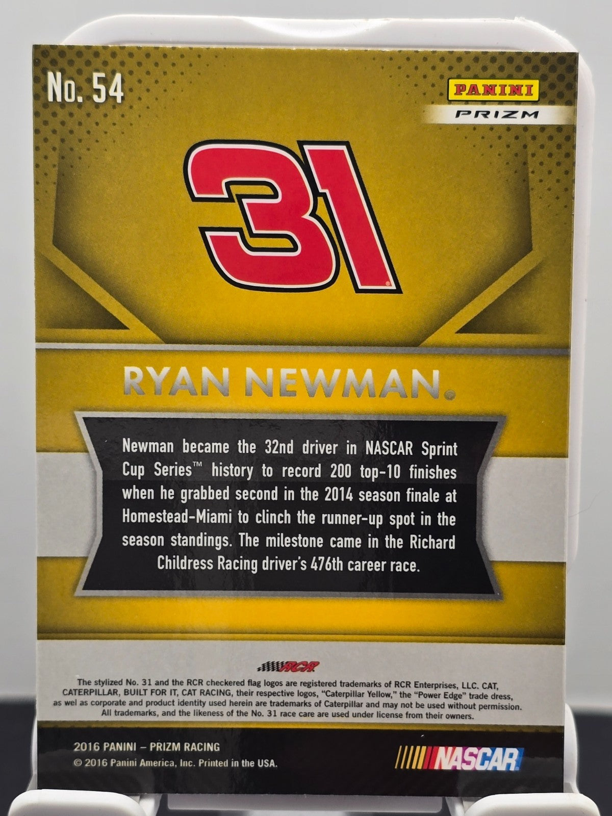 2016 Prizm Racing - #54 Ryan Newman - Red, White & Blue Prizm