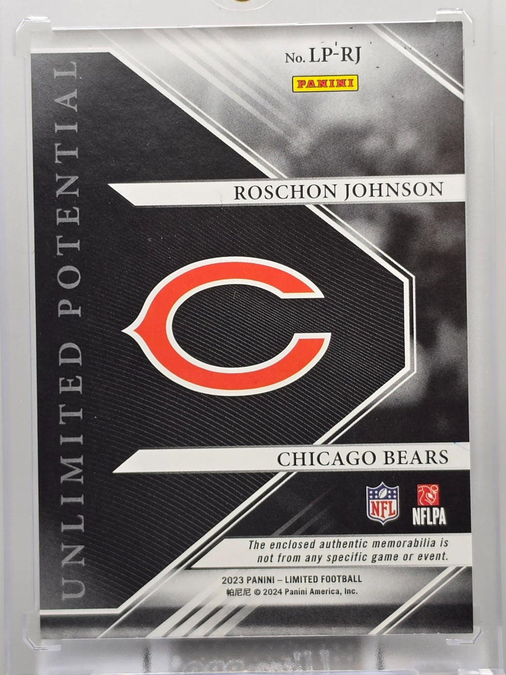 2023 Panini Limited - Roschon Johnson (RC) - Patch - #LP-RJ ** Buy 3 Get 1 **