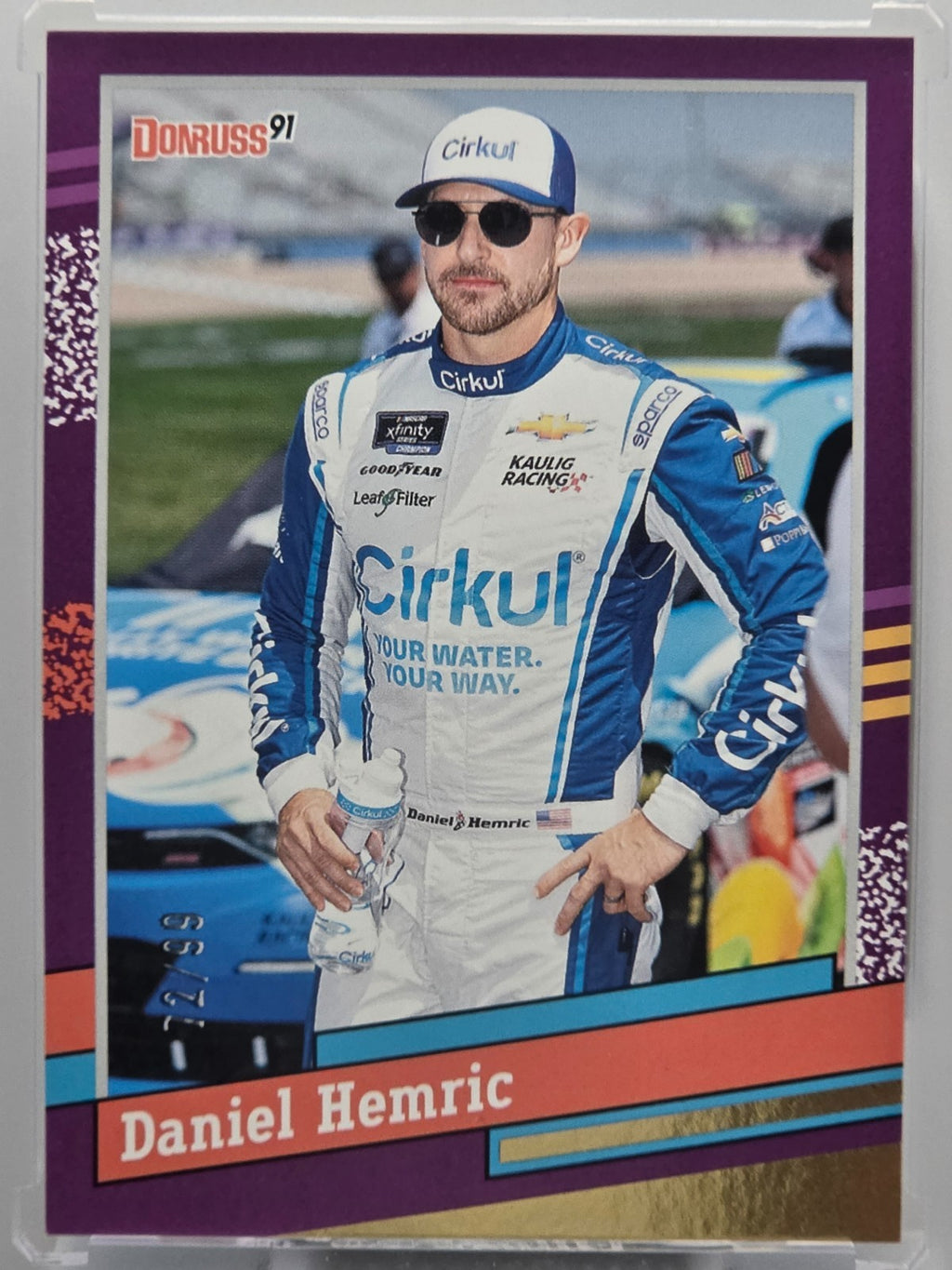 2024 Panini Donruss - Daniel Hemric - Throwback Purple /99 - #108 - Buy 3 Get 1