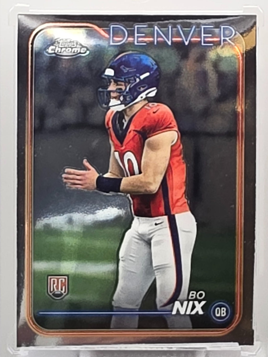 2024 Topps Chrome - Bo Nix (RC) - Rookie Base - #206