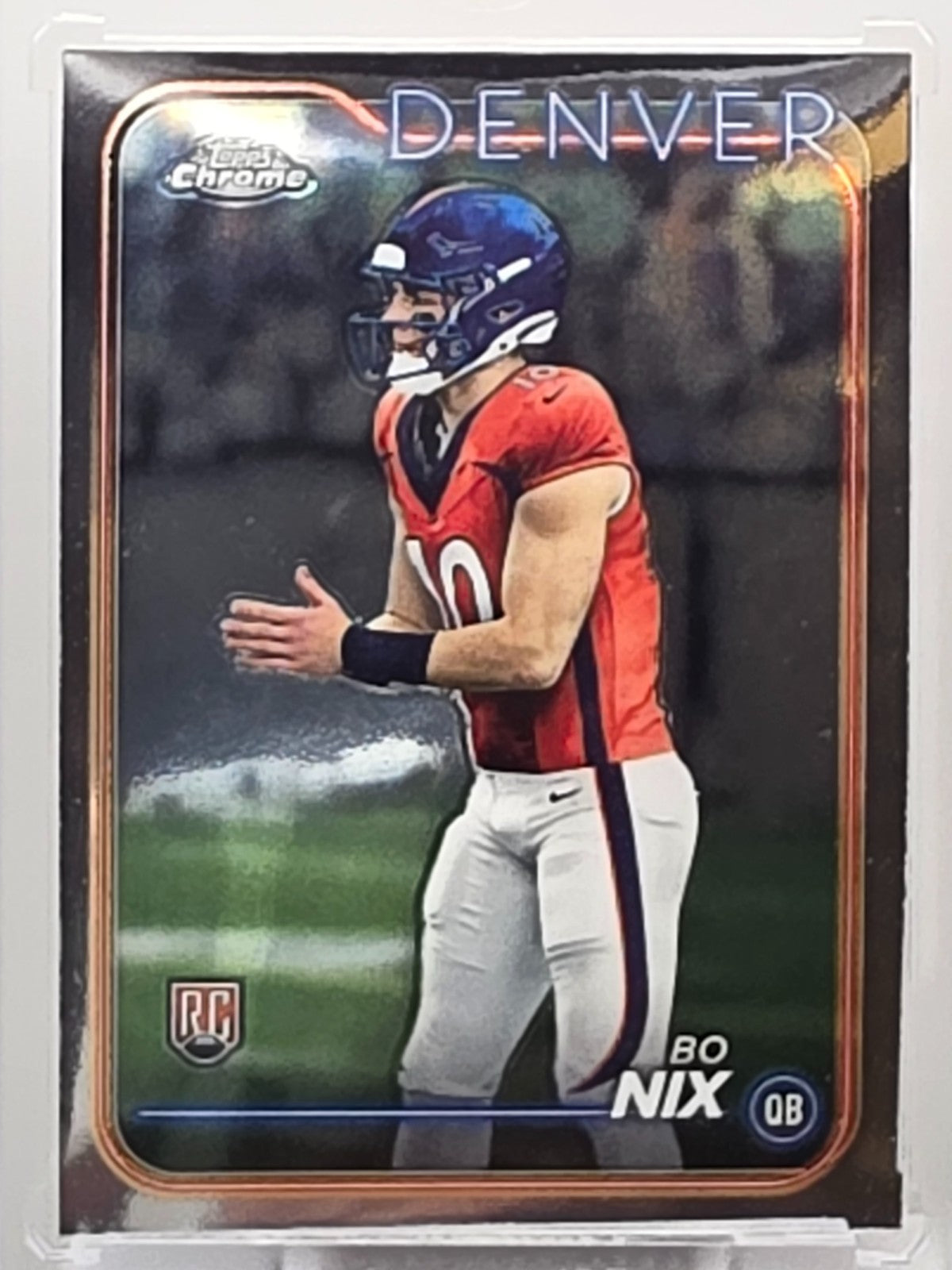 2024 Topps Chrome - Bo Nix (RC) - Rookie Base - #206