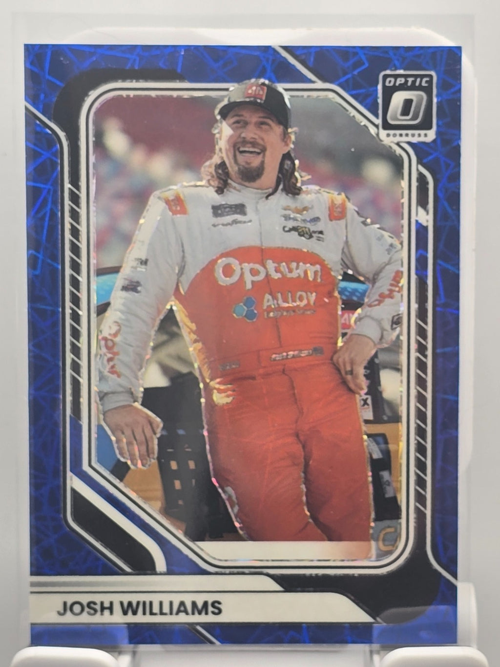 2026 Donruss OPTIC NASCAR Racing - #66 Josh Williams - Blue Velocity