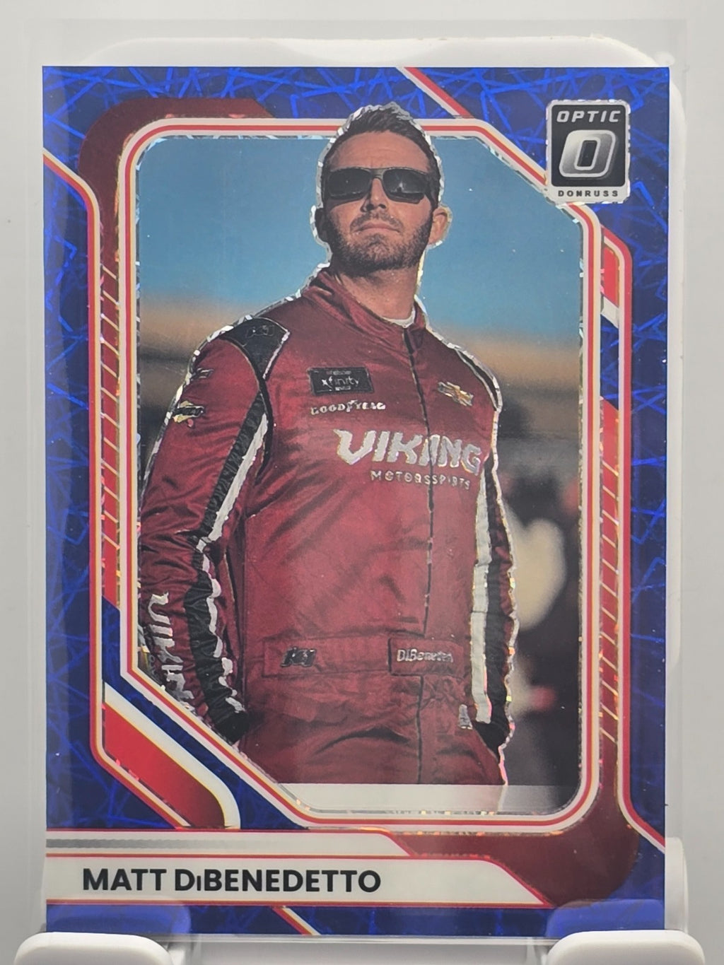 2026 Donruss OPTIC NASCAR Racing - #69 Matt DiBenedetto - Blue Velocity