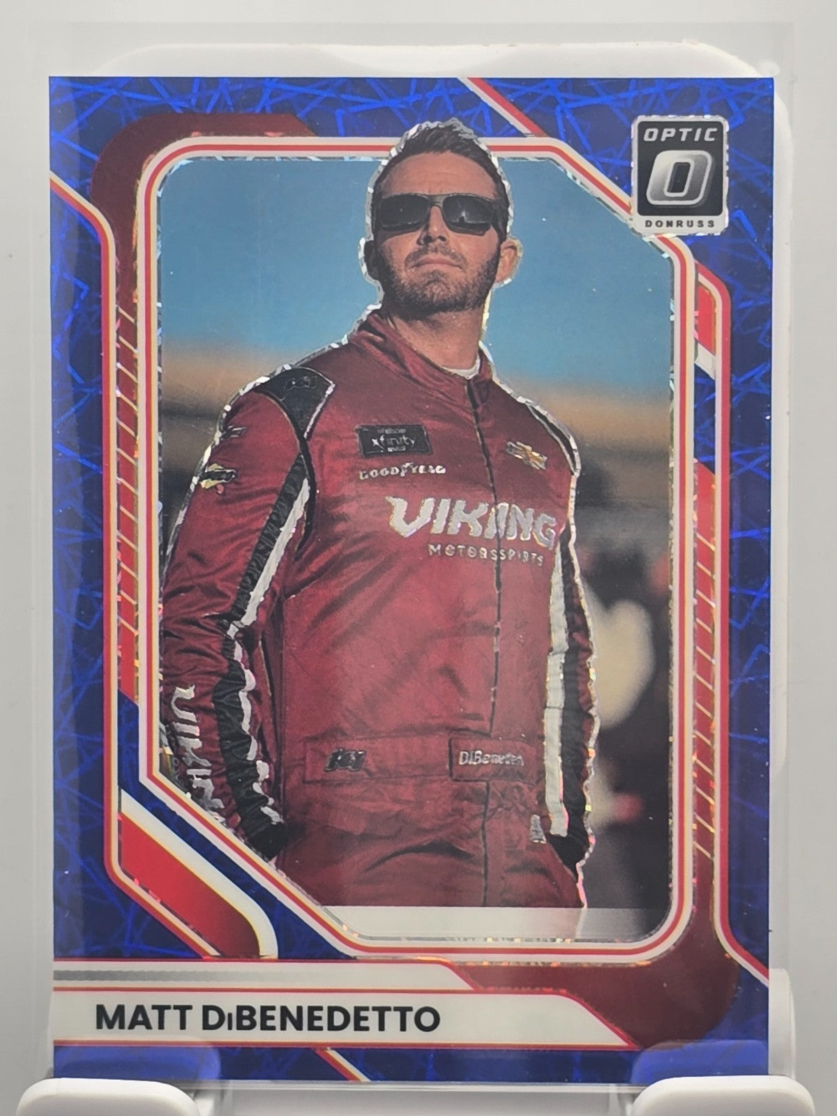 2026 Donruss OPTIC NASCAR Racing - #69 Matt DiBenedetto - Blue Velocity