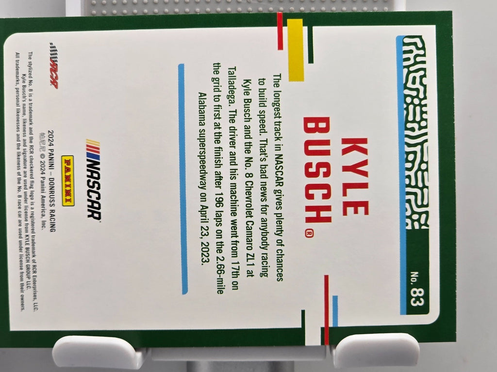 2024 Donruss Racing NASCAR - Kyle Busch #83 - Car Base