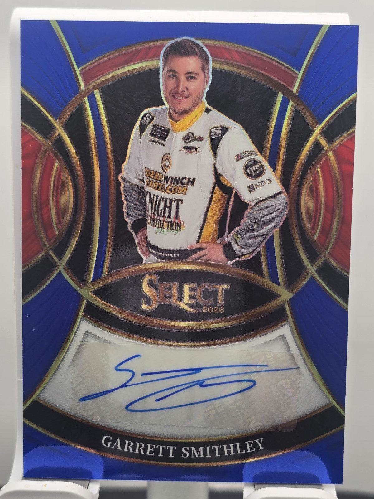 2026 Select Signatures - Garrett Smithley - #S-GST- Autograph Blue /99