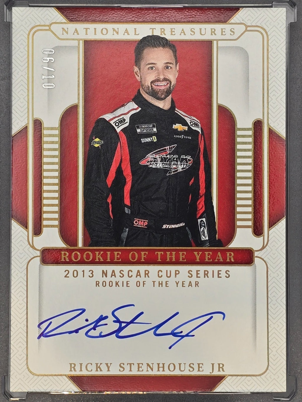 2025 National Treasures - Ricky Stenhouse Jr - ROY Gold 6/10 - #ROY-RSJ