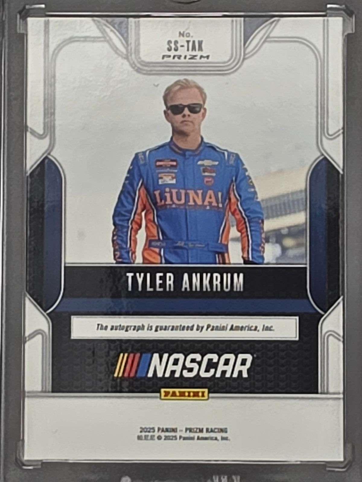 2025 Prizm Nascar Racing - Tyler Ankrum - Sensational Signatures - #SS-TAK