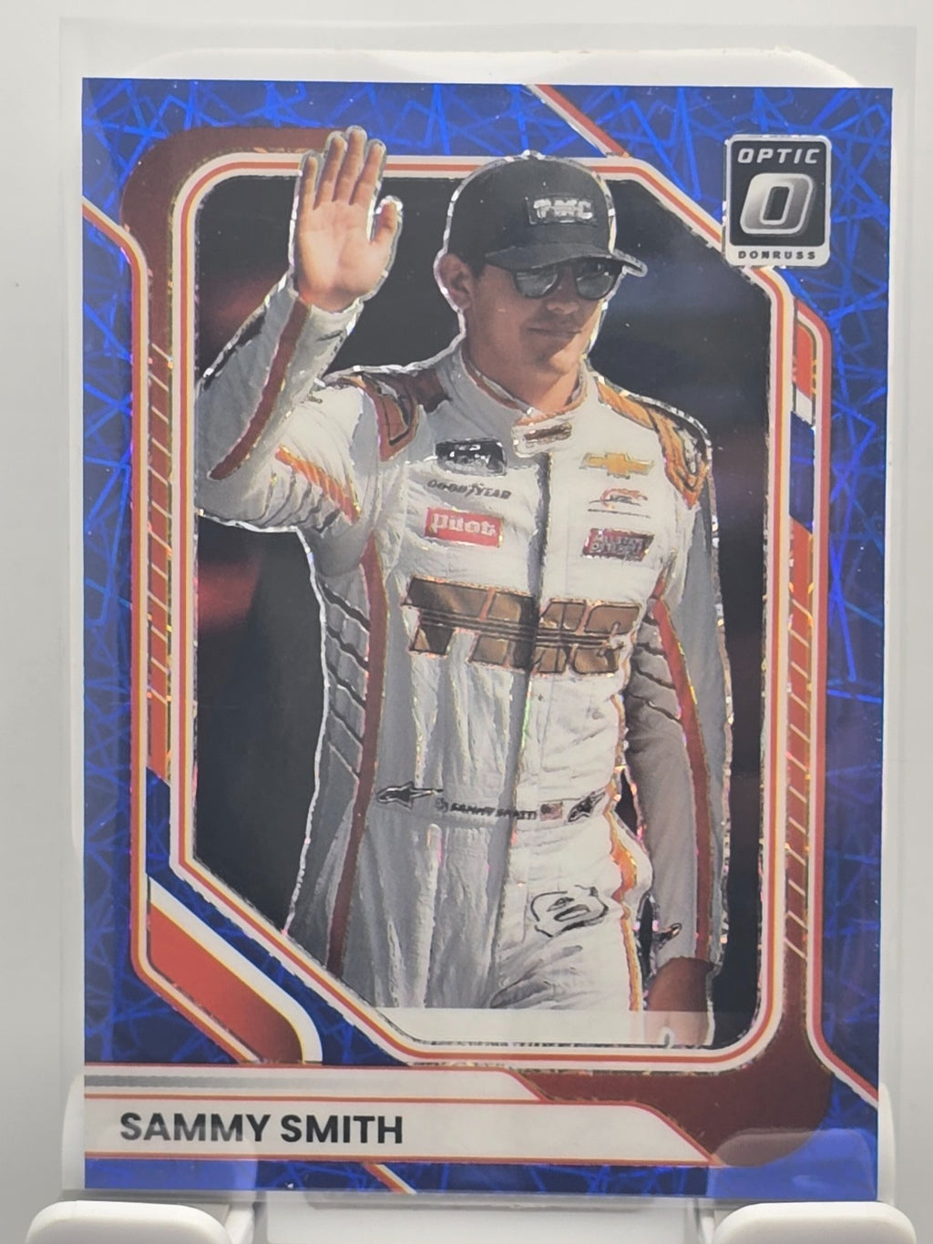 2026 Donruss OPTIC NASCAR Racing - #75 Sammy Smith - Blue Velocity