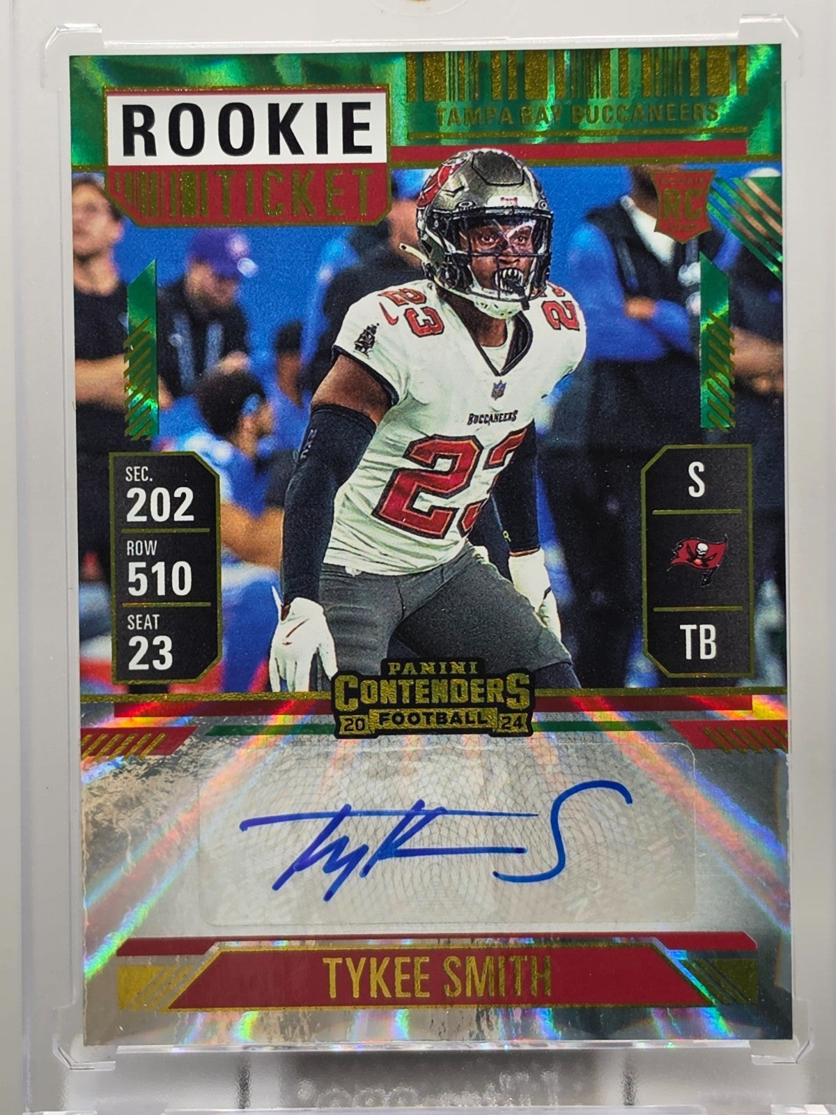 2024 Panini Contenders - Tykee Smith (RC) - Rookie Ticket Auto - #256