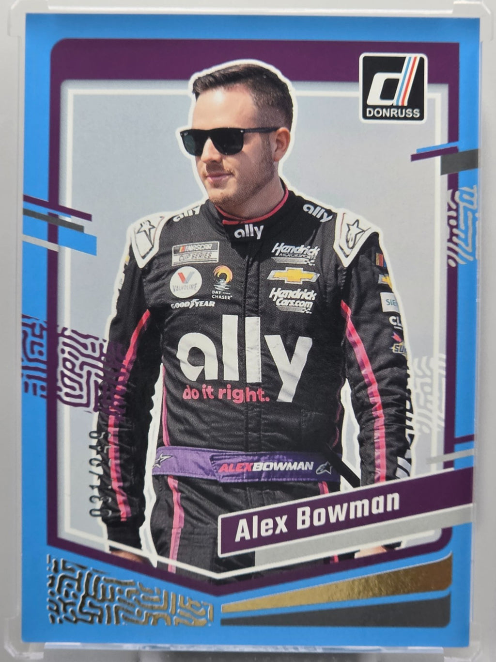 2024 Panini Donruss - Alex Bowman - Carolina Blue /249 - #2 - Buy 3 Get 1