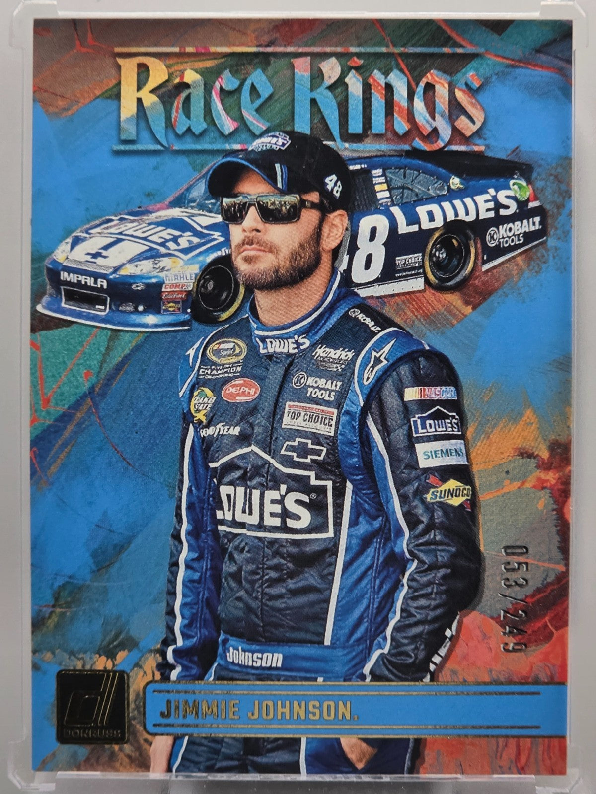 2024 Panini Donruss - Jimmie Johnson - Race Kings /249 - #193 - Buy 3 Get 1
