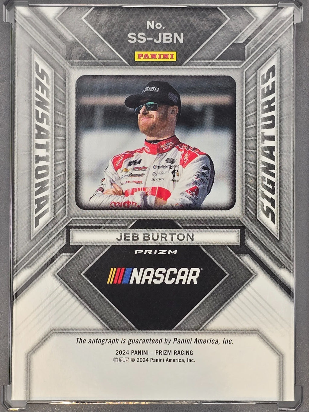 2024 Panini Prizm - Jeb Burton - Sensational Signatures Autograph - #SS-JBN