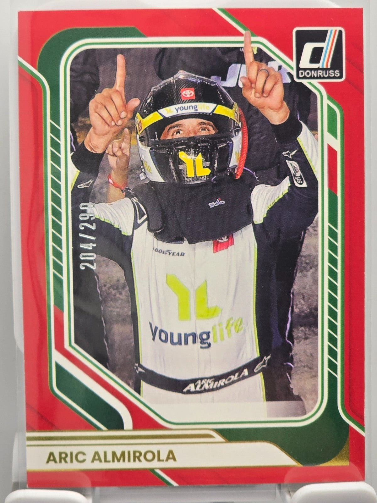 2026 Donruss NASCAR Racing - #84 Aric Almirola - Red  /299